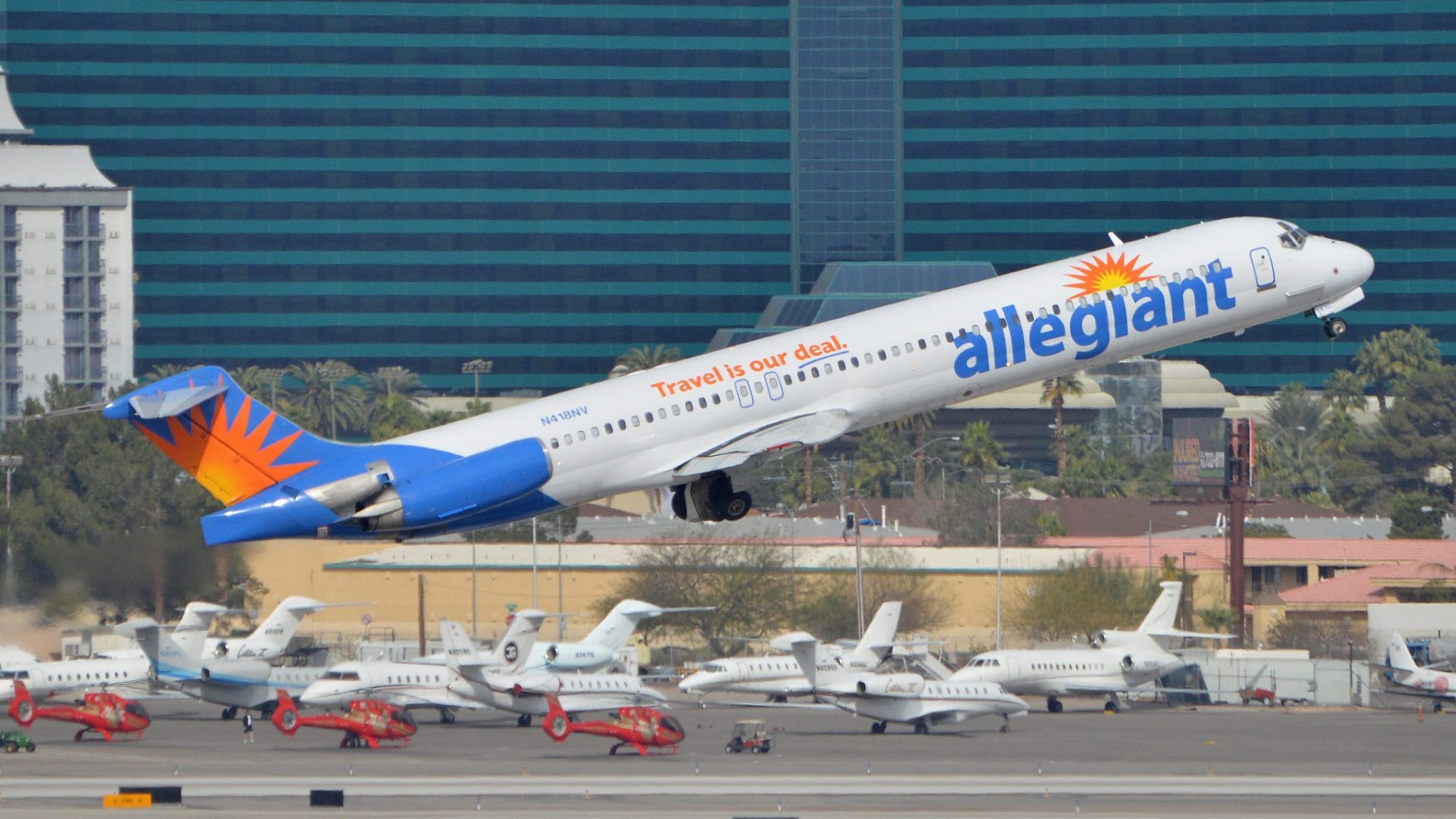 ALLEGIANT AIRLINES MD-80 SAFETY CARD—RETIRED FLEET 
