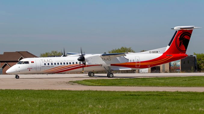 TAAG Angola Airlines De Havilland Canada Dash 8-400 aircraft