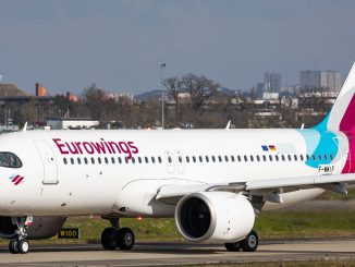 Eurowings Airbus A320neo aircraft D-AENA