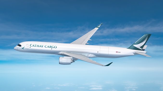 Cathay Pacific Airbus A350F freighter aircraft